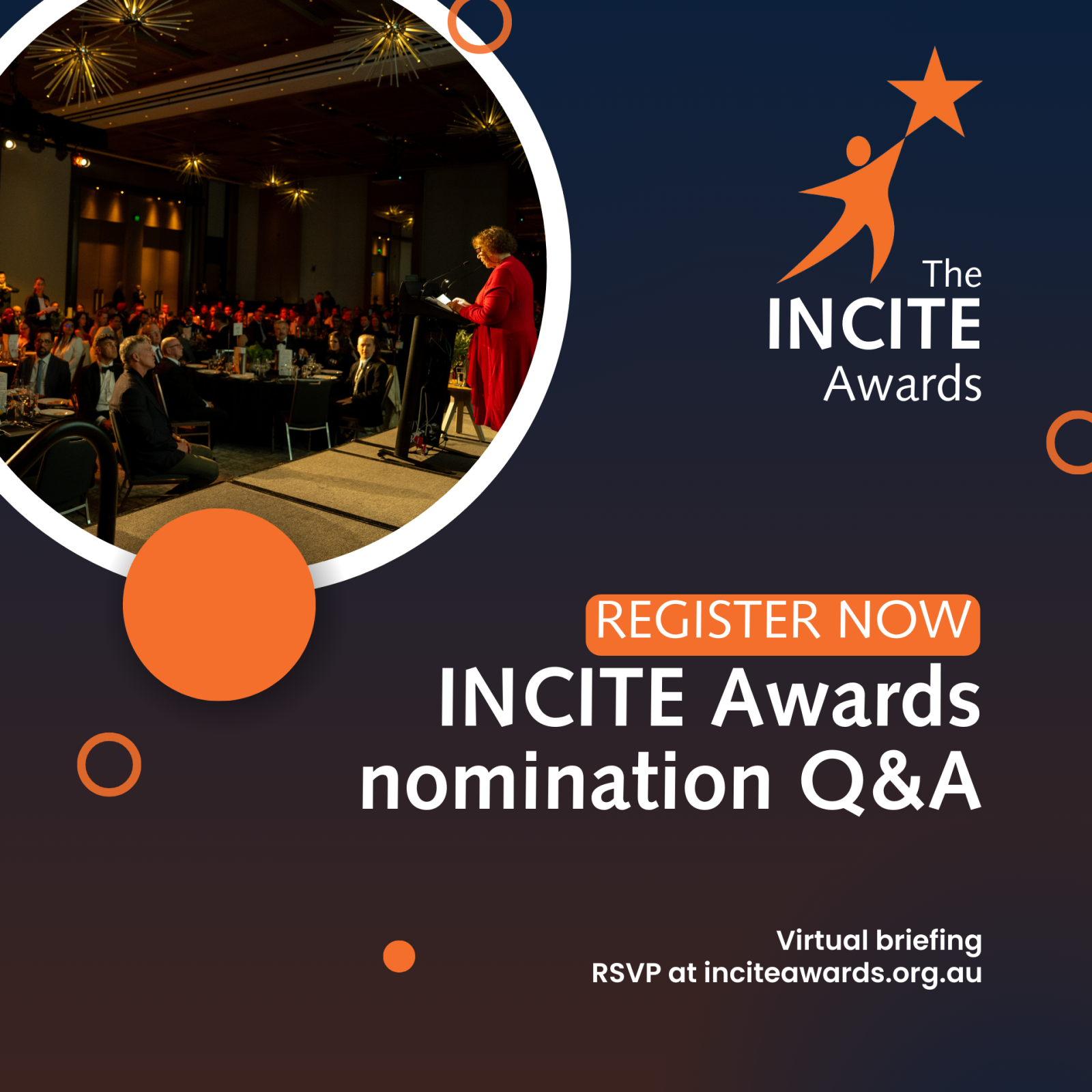 Register now for the INCITE Awards Virtual Briefing for Nominees