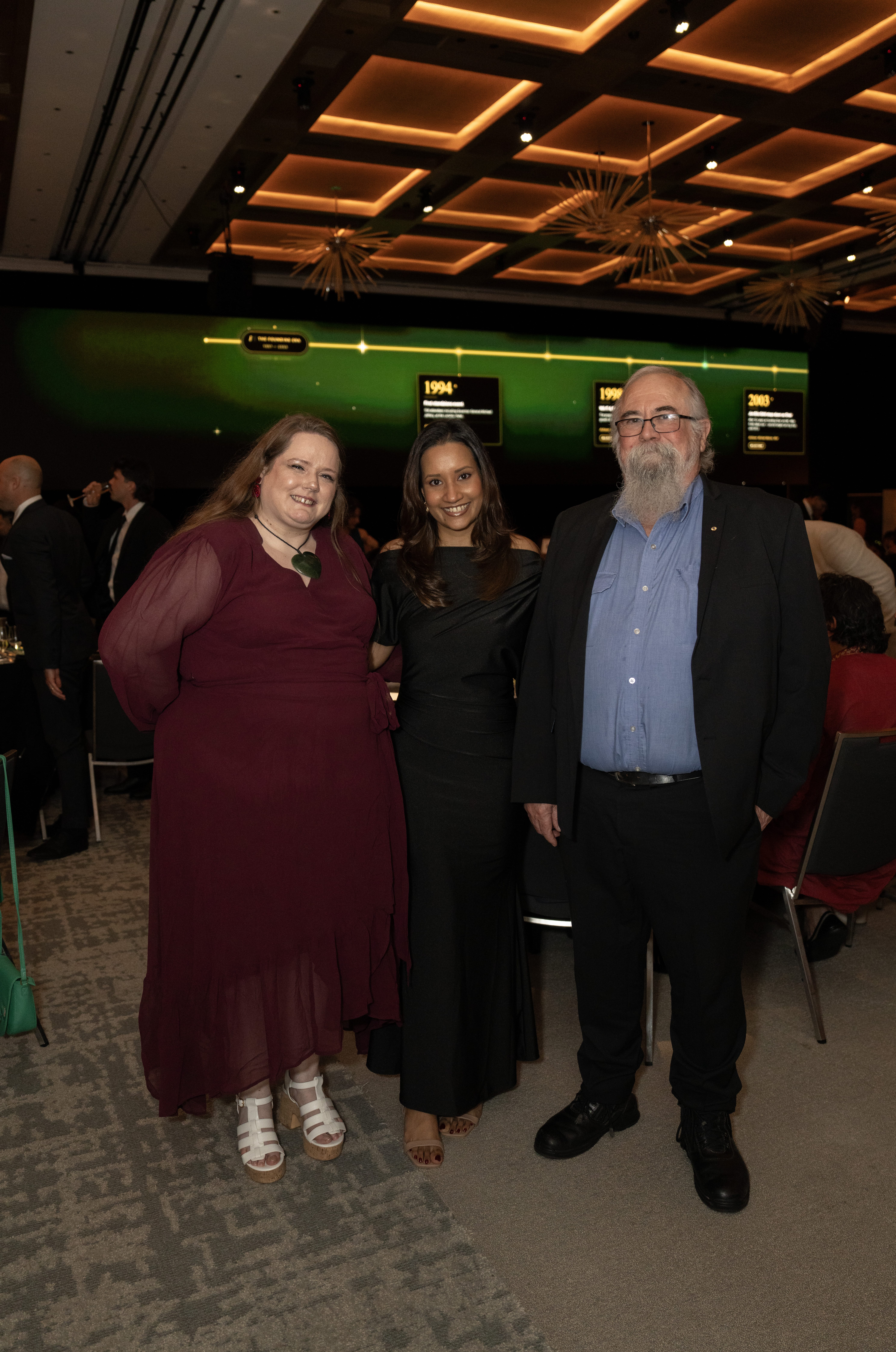 Iain Murray AM with Shanelle Tennekoon, the student who nominated him