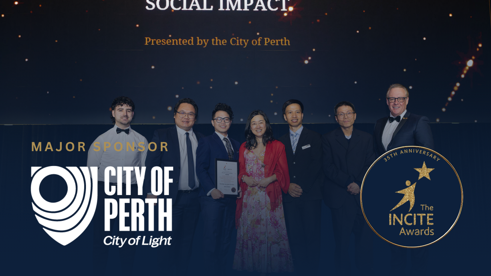 City of Perth announced as Major Sponsor of milestone 35th INCITE Awards